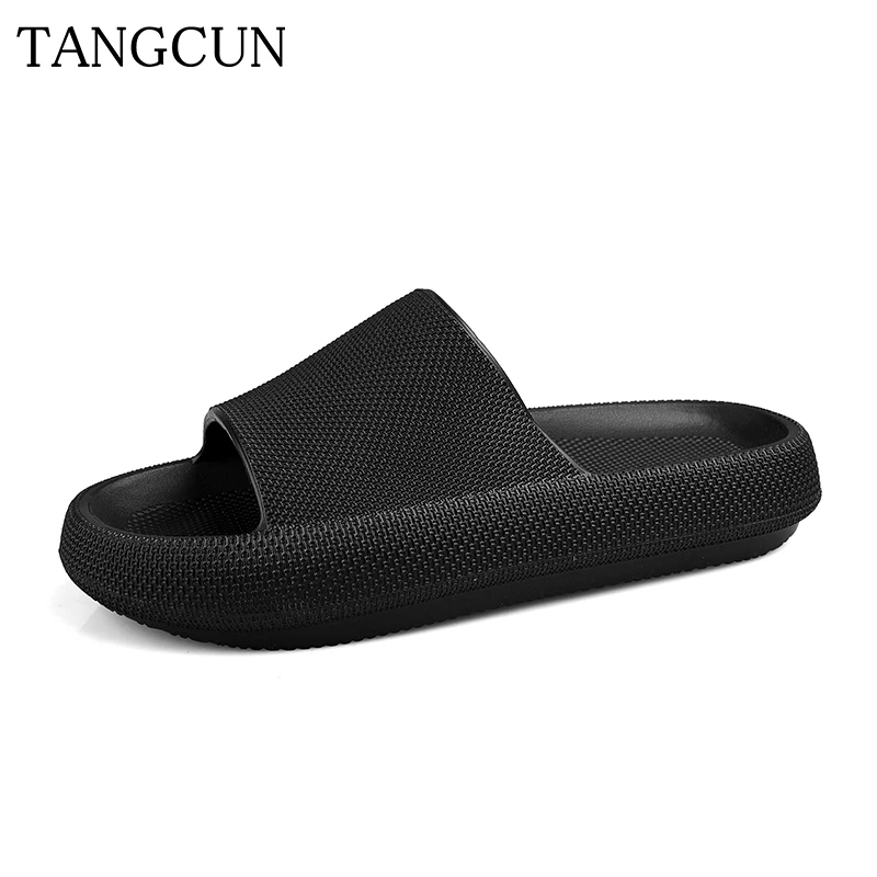 TC Women Platform Slippers Female Home Household Male Indoor Non-slip Bathroom Mute Deodorant Extra Thick Soft Bottom | Обувь