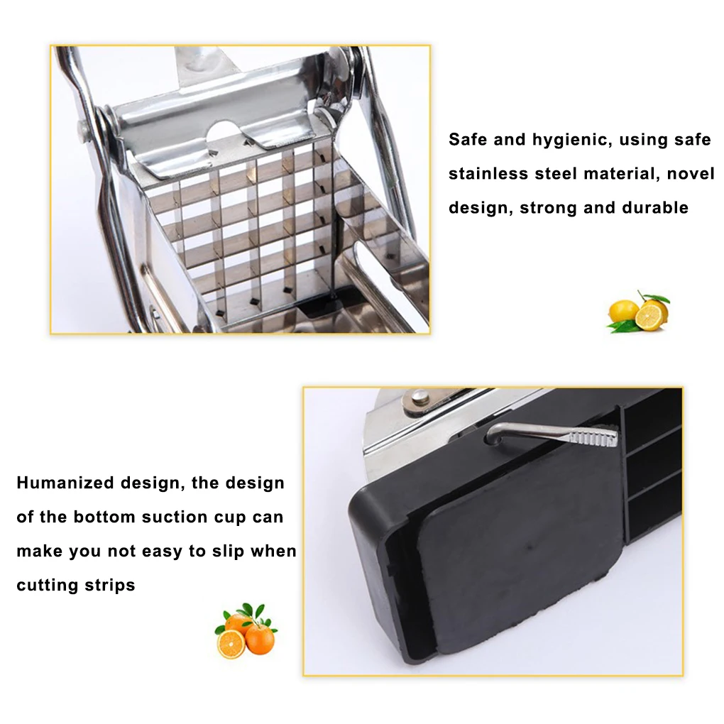 Potato Chip Slicer Manual Vegetable Chopper Machine For Kitchen