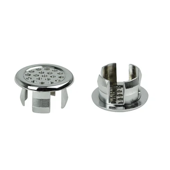

1 Pcs Sink Round Ring Overflow Spare Cover Tidy Chrome Trim Bathroom Ceramic Basin Overflow Ring