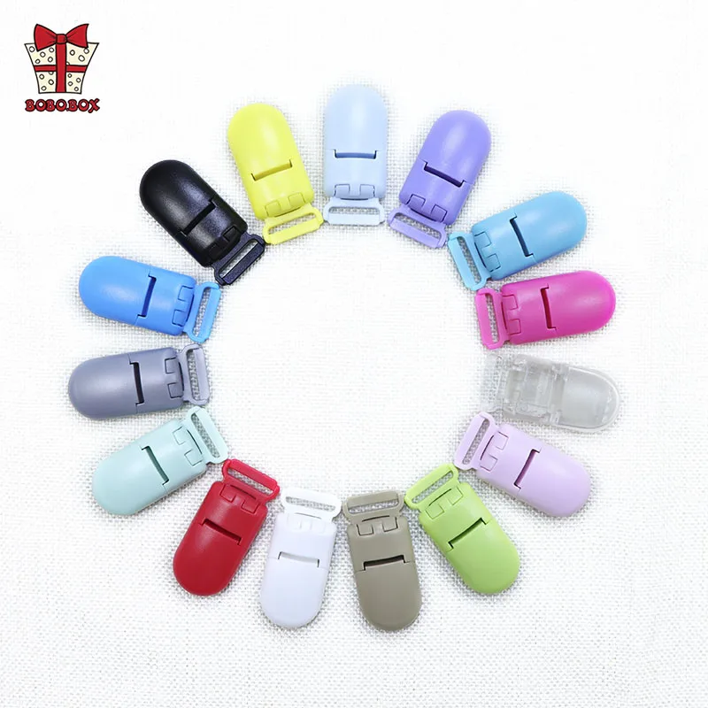 I 5Pcs/Lot Plastic Flat Pacifier Clip Holder Baby Dummy Soother Suspender Todd 
