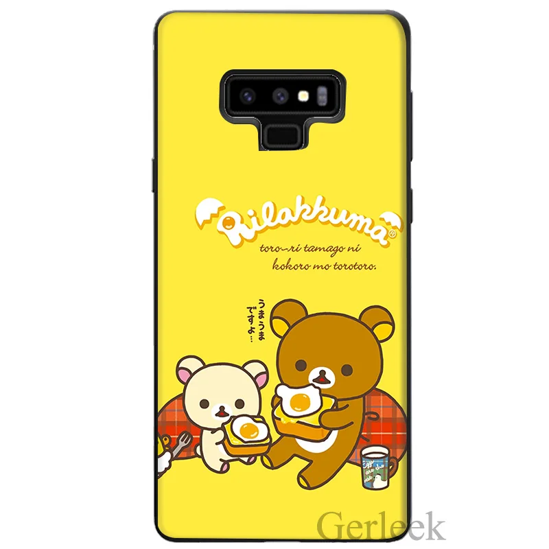 Desxz Rilakkuma чехол из термопластичного полиуретана для samsung Galaxy A5 A6 A7 A8 A9 A10 A30 A40 A50 A70 Защитная крышка - Цвет: B6
