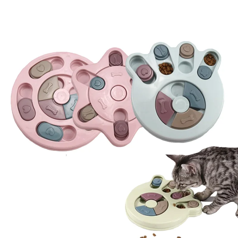 Dog Food Spill Tray Toy Polygonal Interactive Puzzle To Relieve Boredom