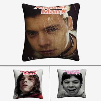 

Harry Styles Another Man Fashion Decorative Linen Cushion Covers For Sofa 45x45cm Cotton Throw Pillow Case Home Decor Almofada