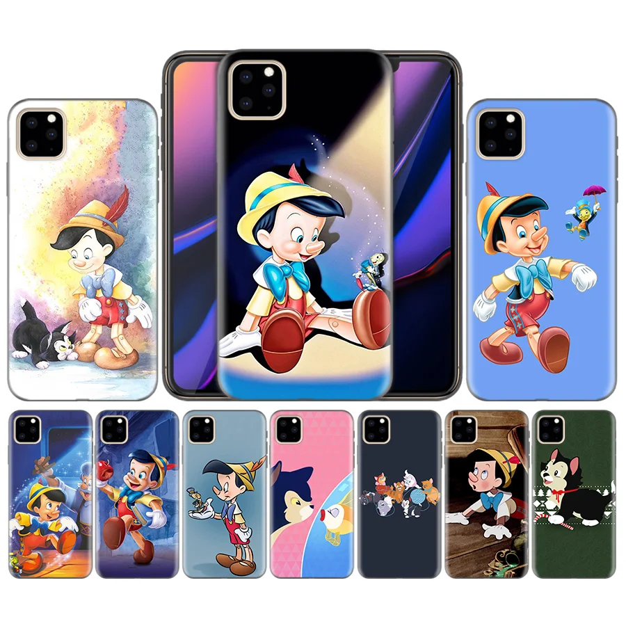 

Silicone Case For iphone XR XS Max X 7 8 6 6S Plus 11 11Pro Max 5 5S 5C SE 7Plus 8Plus 6plus Pinocchios Amine Fundas Phone Case