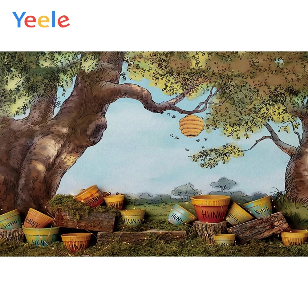 

Yeele Hunny Child Photobooth Birthday Baby Shower Banner Photography Backdrops Newborn Baby Photo Backgrounds For Photo Studio