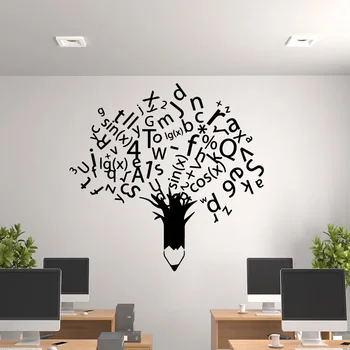 

Classroom Office Mathematics Formula Wall Sticker Study Letter Learning Art College Education Vinyl Sticker Decorations