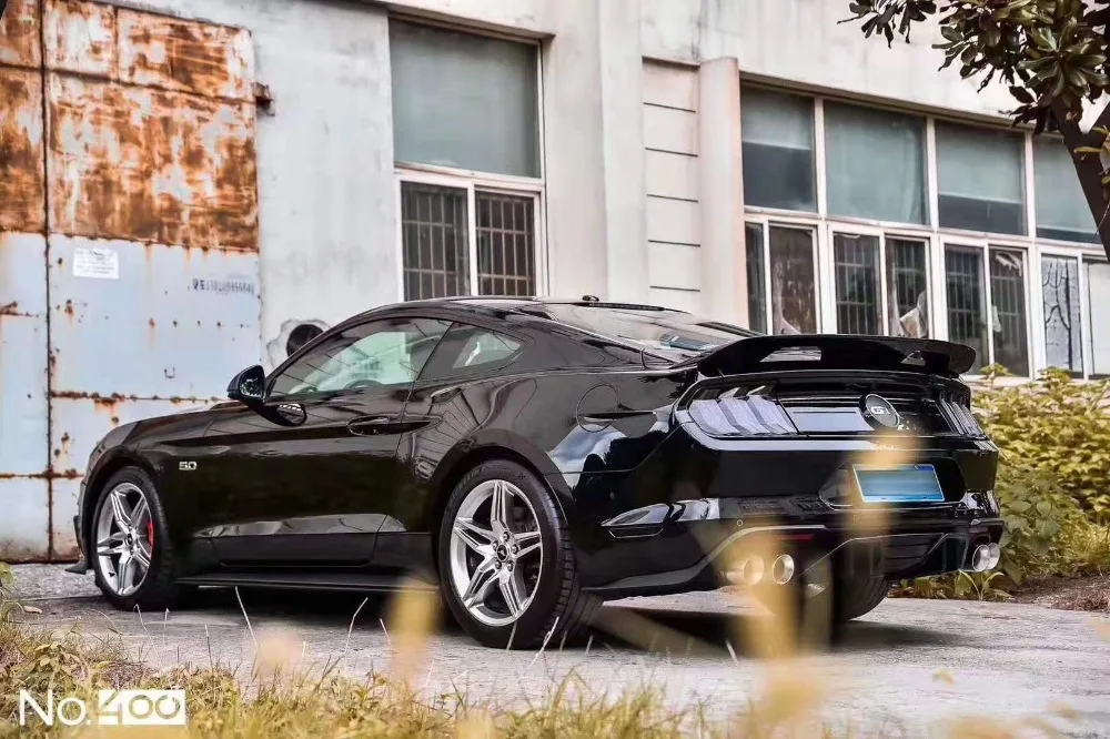 Углеродное волокно заднее крыло багажника выступ Спойлеры подходит для Ford Mustang