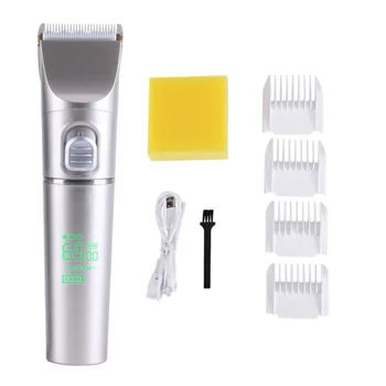 

Hot Sale Trimmer Professional Hair Clipper for Men Electric Trimmer Led Display Machine Barber Hair Cutter 0mm Razor Blade Comb