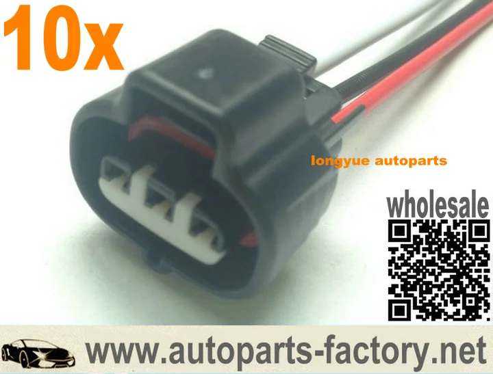Longyue 10 шт. 3P sumitomo Toyota топливный инжектор Разъем pigtail/TPS& Boost датчики разъем