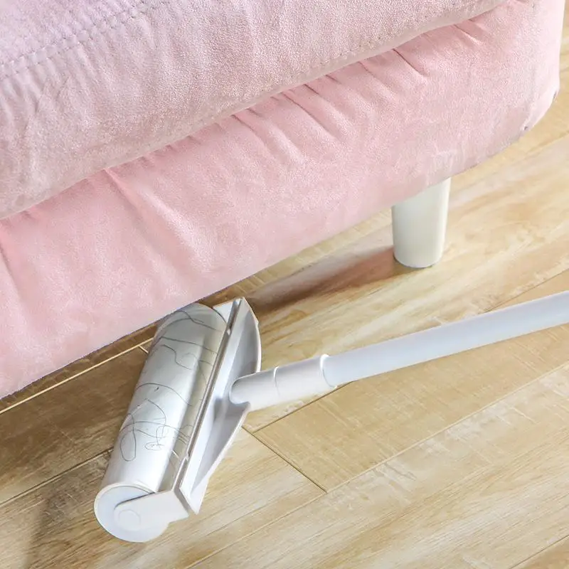 Выдвижная отрывная липкая бумажная роликовая Пылезащитная Швабра для пола