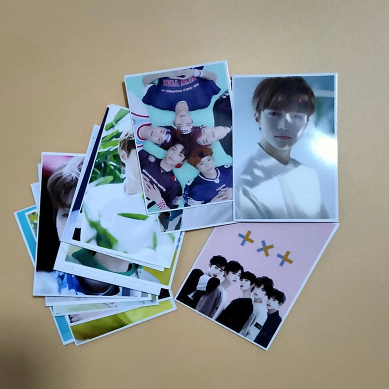 16 шт./компл. KPOP TXT завтра X вместе новый фотоальбом карты самодельные Бумага ломо