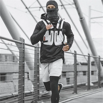 

2019 new multi-function tactical vest prints outdoor protective fitness vest reflective bodybuilding postures correction clothes