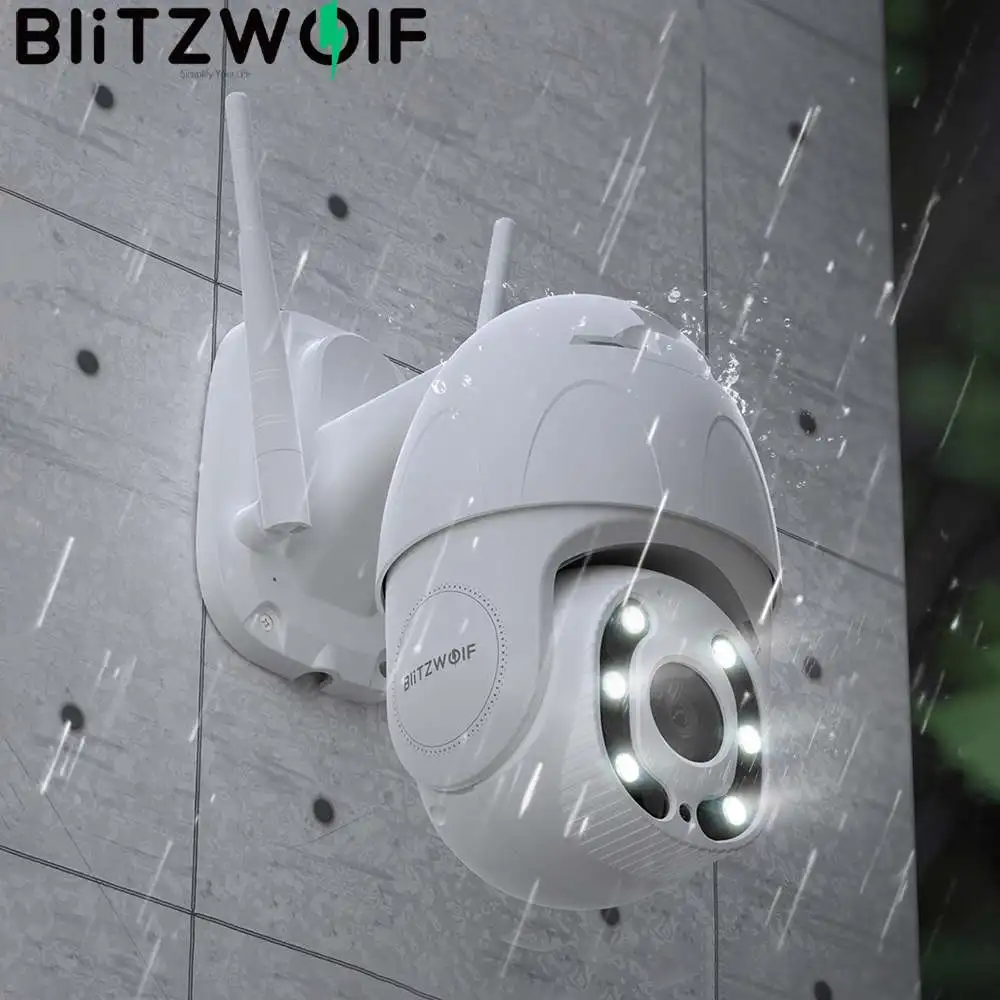 IP-камера Blitzwolf 1080P Wi-Fi PTZ ночное видение | Безопасность и защита