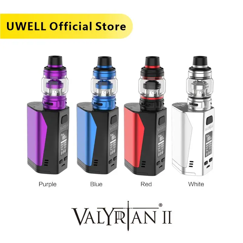 Увелл Valyrian II комплект тройной 18650 батареи 300W танк 6 мл сеточной катушки