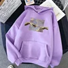 Hands print Oversized Womens hoodie Kawaii Loose Streetwear Sweatshirts Women Hooded Simple Pullovers Korean Style Warm ► Photo 1/6