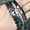 Black Love Heart Hematite Stone Natural Beads Loose Spacer Beads For Jewelry Making DIY Earrings Bracelet Accessories 15''Inches ► Photo 3/6