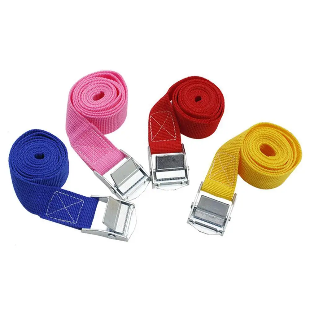 1M Tension Rope Strong Ratchet Belt for Car Cargo lashing Straps For Travel Luggage Bag With Metal Buckle Tie Down Strap