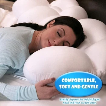 

3D All-round Clouds Pillow Multifunctional Sleeping Egg Pillow Memory Foam Soft Neck Pillow Relieve Pressure RT88