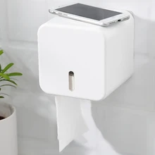 Тканевый лоток диспенсера многофункциональный ящик ABS держатель туалетной бумаги рулон Прочный Настенный Многофункциональный водонепроницаемый пылезащитный