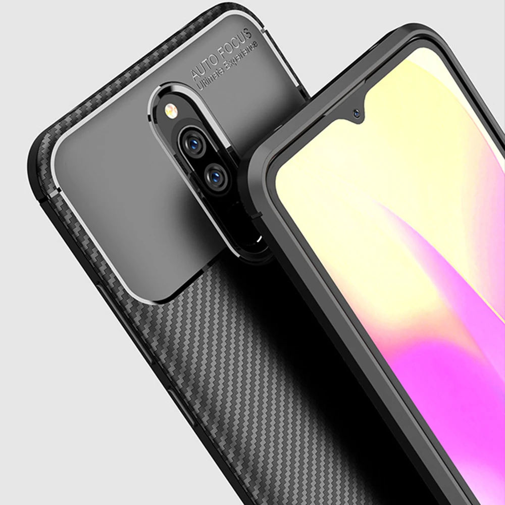 Для Xiaomi Redmi 8 A чехол роскошный чехол из углеродного волокна противоударный чехол для телефона для Redmi 8 8A Чехол Ультра подходит бампер гибкий матовый корпус