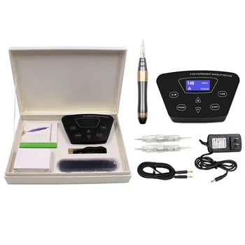 

Biomaser Tattoo Machine set For Eyebrows Lip Eyeliner Permanent Makeup Machine Microblading Pen Tattoos with Needles Gift Box