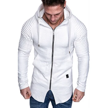 

Fashion Brand New Men's Casual Slim Solid Color Hoodies Muscle Bodybuilding Gym Jacket Sweatshirts Fitness Sweatshirt Hoodies