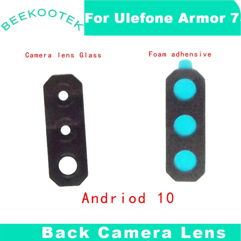 New Original for Ulefone Armor 7 Camera Lens Glass Cover Sticker Repair Part Replacement For Armor7 Android 10 Phone | Мобильные