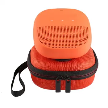 

Bluethooth Speaker Cover Case For B ose SoundLink Micro Speaker-Fits For Plug&Cables Pouch Box Storage Strap Zipper Bag