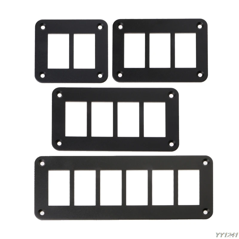 

2/3/4/6 Way Aluminum Rocker Switch Panel Housing Holder FOR ARB Carling Narva Boat Type Auto Parts Switches Parts Accessories
