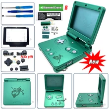 2020 New For GBA SP For Game Boy Housing Shell Cover Replacement Full Set Case For Gameboy Advance SP with Glass Dropshipping