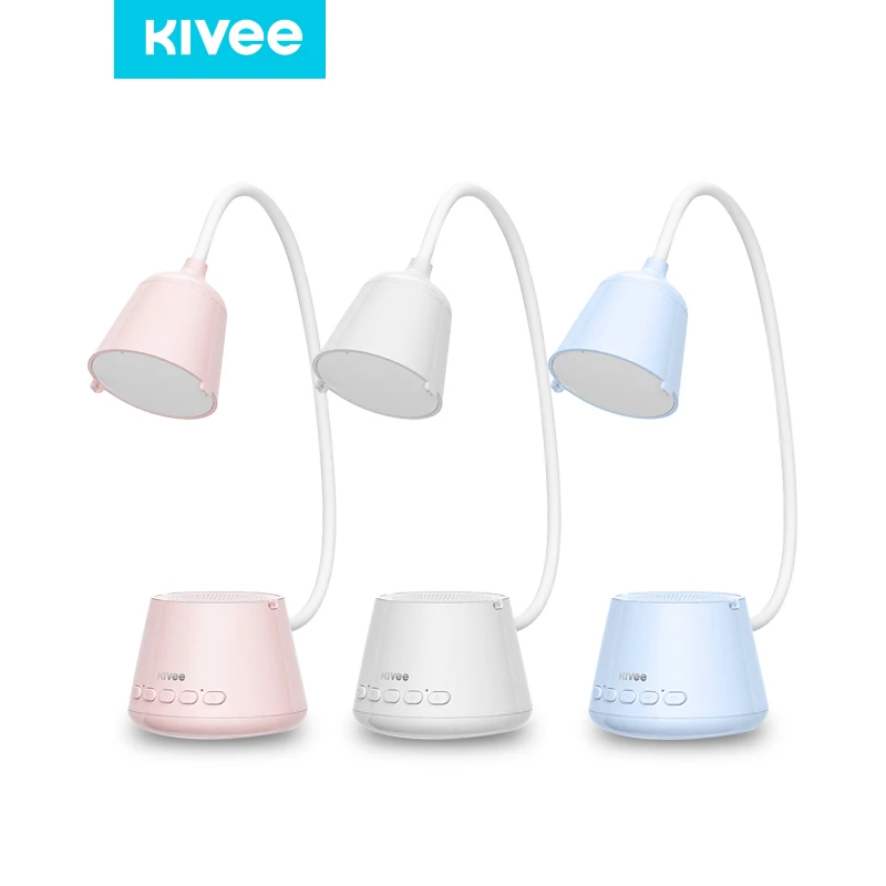 KIVEE DM01 Портативный Динамик s Bluetooth Беспроводной с светодиодный настольная лампа