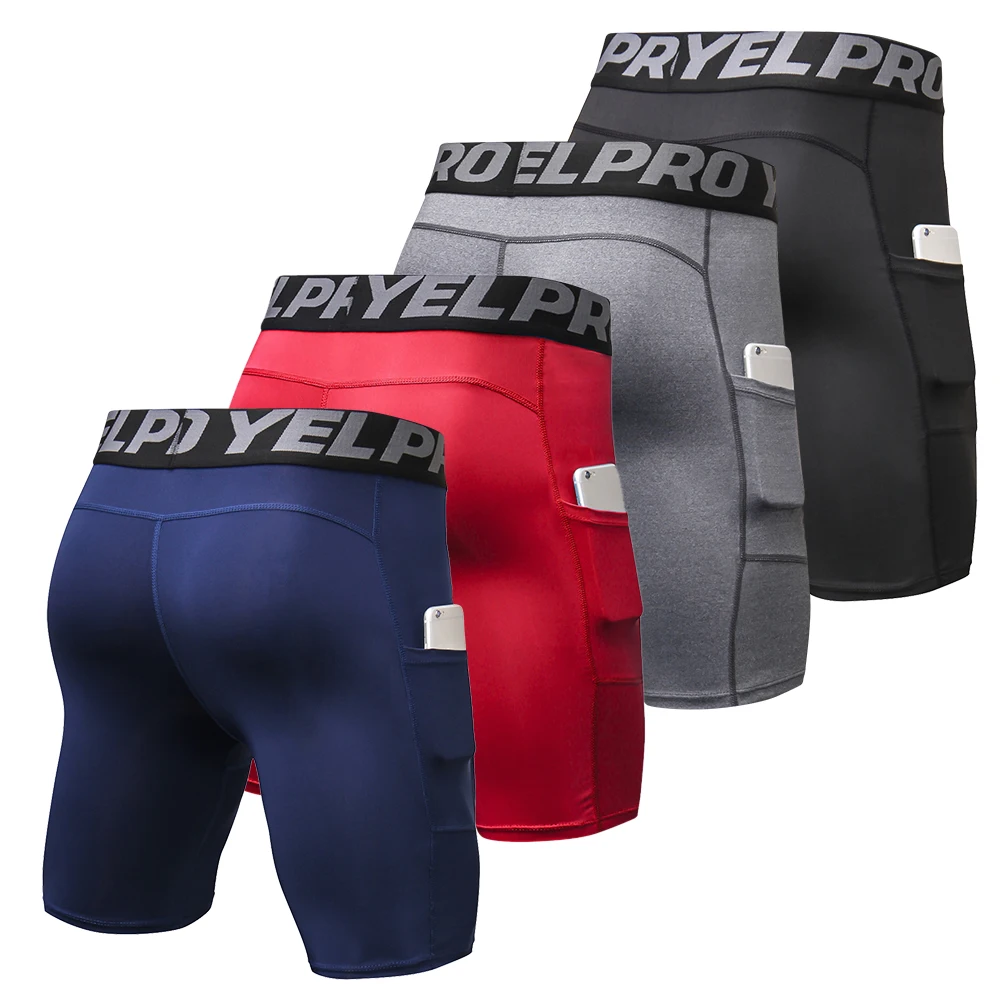 4 Packs 2020 Quick Dry Short Leggings 