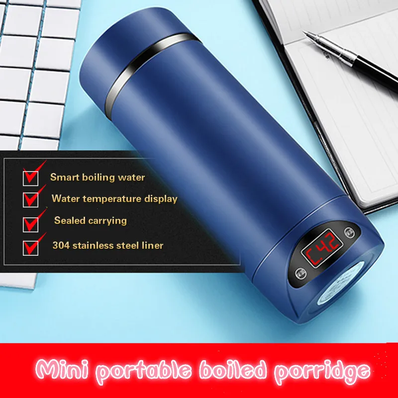 

Mini Electric Kettle Travel Hot Water Heating Cup Heater Stew Quikly Cooker Portable Boiler Thermal Tea Pot