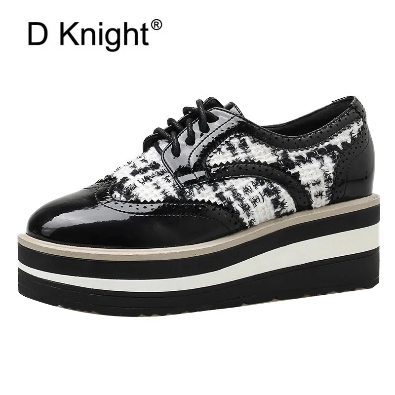 Punk Dress Platform Pumps Scarpe Da Donna New Black Rock Lolita Shoes Girls Wedge Tacchi Alti Lacci Moda Scarpe Oxford Per Donna