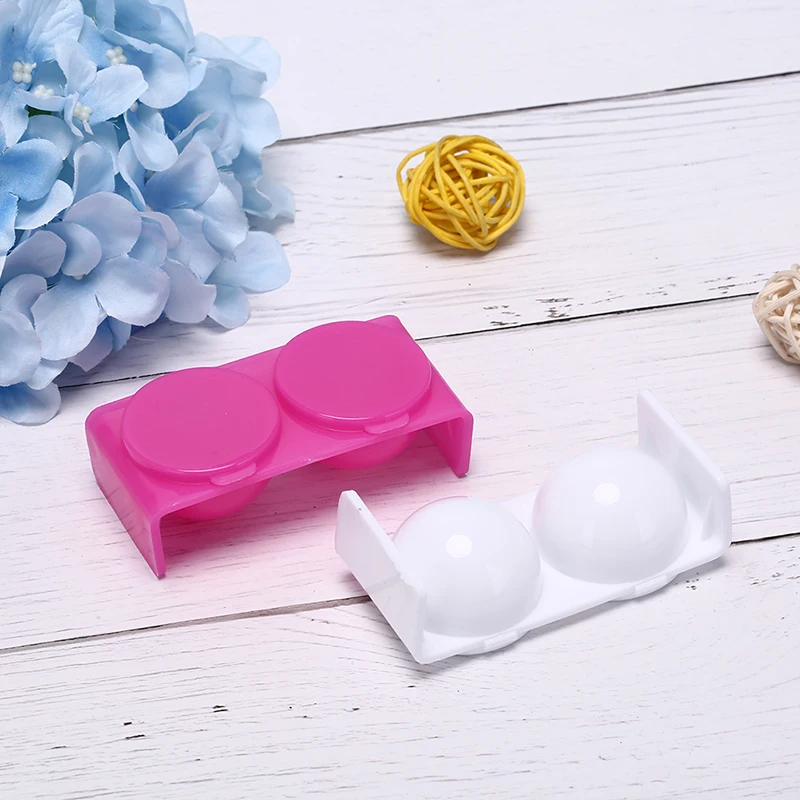 Double Lips Dappen Dish For Mixing Acrylic Liquid And Acrylic Powder Plastic White Rose Bowl Cup 9*4.5*3cm