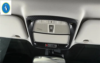 

Yimaautotrims Auto Accessory Front Reading Lamp Lights Molding Cover Trim Black ! ABS Interior For Renault Koleos 2017 - 2020