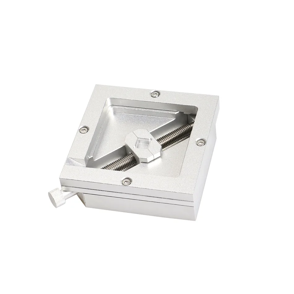 Reballing Stencils Soldering Station Soldering Tool Welding Tool 90x90mm Aluminium BGA Reballing Station Stencils Template Holder Fixture BGA PCB Chips Solder Ball Rework Repair Jig
