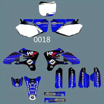 

for YAMAHA YZ250F YZ450F 2003-2005 New Full Graphics Decals Stickers Custom Number Name Glossy Bright Stickers Waterproof