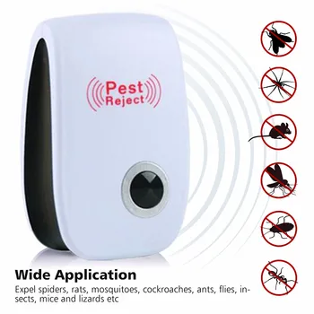 

1Pack Ultrasonic Pest Repeller Reject Electronic Repellent Killer Anti Mosquito Insect Repelent Rejector EU/US/UK Dropshipping