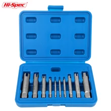 

Hi-Spec Broken Tap Extractor Screw Tap Extractor Steel Broken Head Taps Remover Stripped Screw Tap Extractor Set