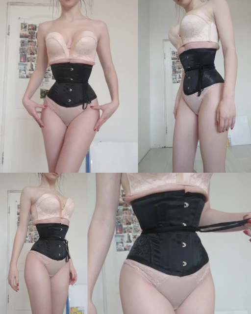 Waist trainer Gothic Underbust Corset and Waist cincher steampunk Bustiers Top Workout Shape Body sexy lingerie Slimming Belt