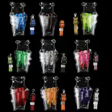 Прозрачный ПВХ парикмахерские ножницы сумка расческа зажим для хранения кисти карманы парикмахер Органайзер