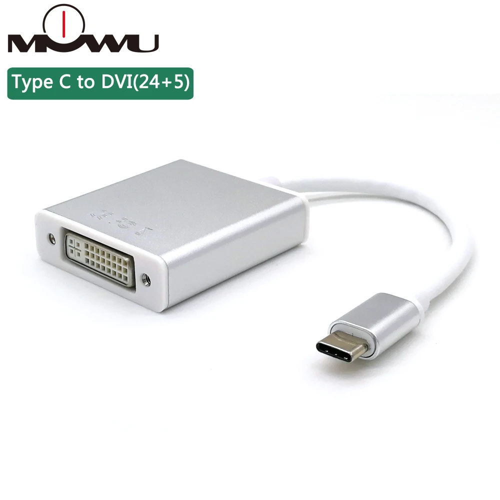USB C к DVI конвертер кабель типа C к DVI FHD1080P@ 60Hz Thunderbolt 3 адаптер для Macbook p20 p30 Galaxy s8 s9 s10 D
