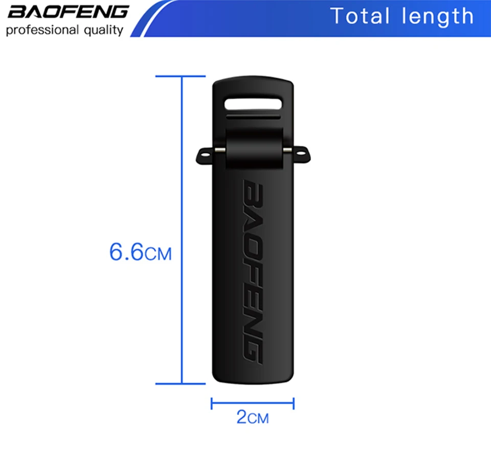 2 шт. Задний зажим для ремня для Baofeng UV-5R UV5RHP UV5R для Pofung UV5R Retevis RT-5R 2 способ радио Walkie Talkie аксессуары