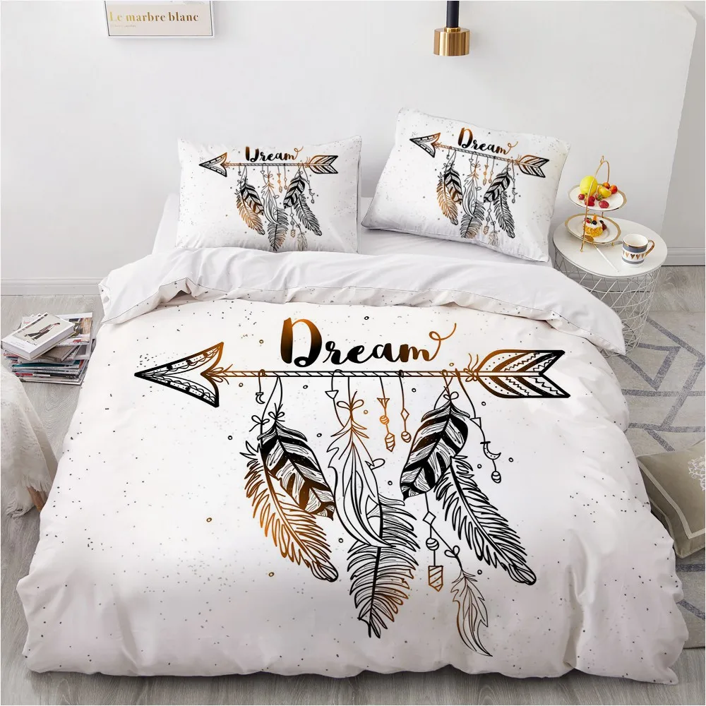 

Classic 3D Design Custom Bed Linen Comforter Quilt Cover Bedding Set Full King Queen Double Single Size Home Textile