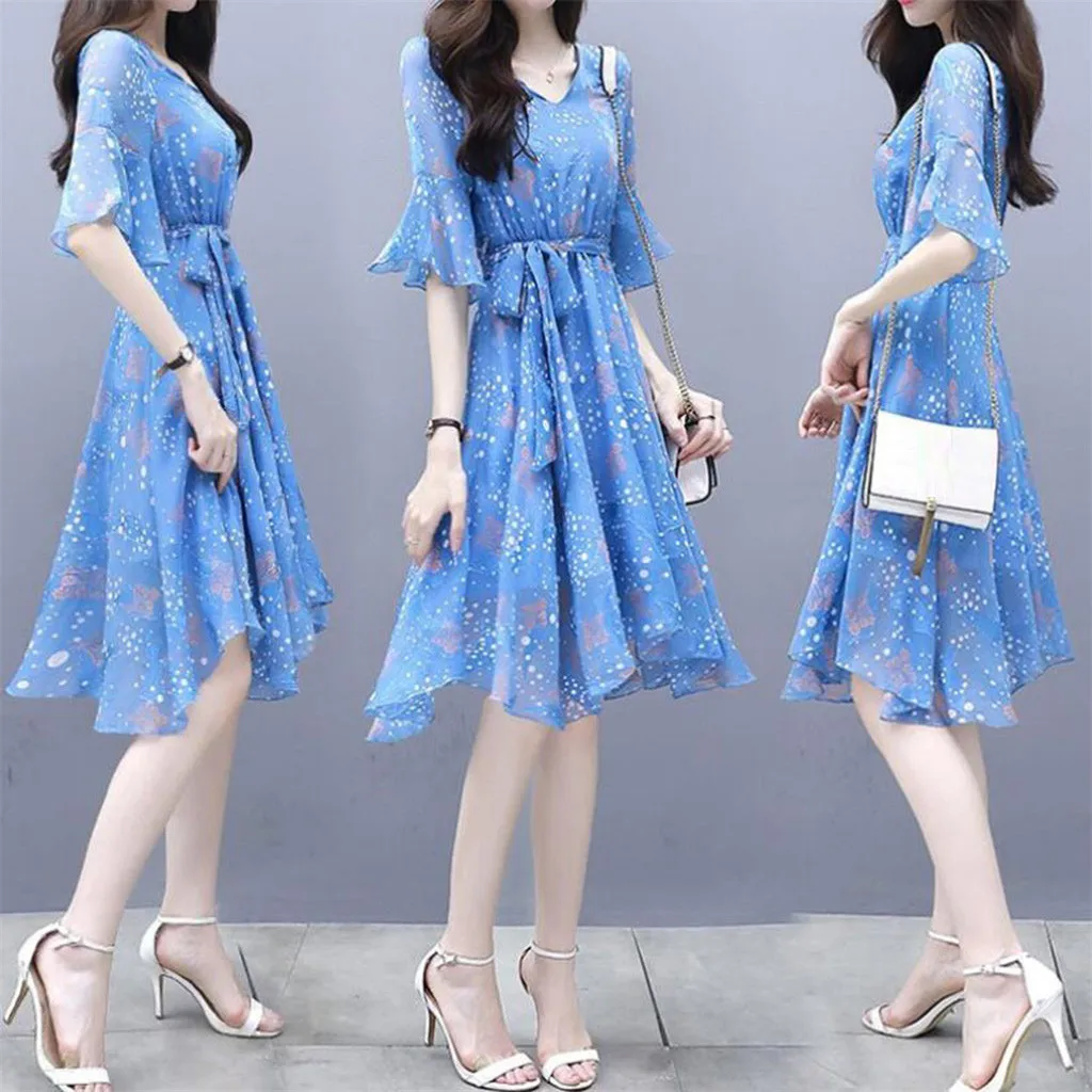 Женское облегающее платье с коротким рукавом длинное вечернее принтом женское