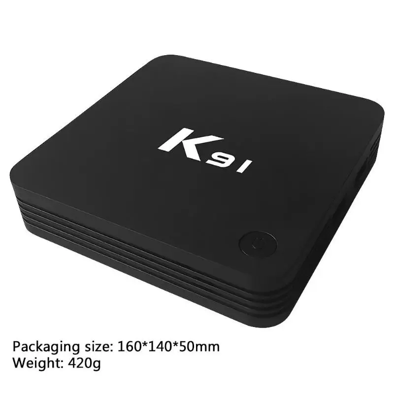 K91 S905L Android 7,1 Smart tv Box четырехъядерный 64-бит 1 ГБ ОЗУ 8 Гб ПЗУ телеприставка карты Micro SD Максимальная поддержка 64G
