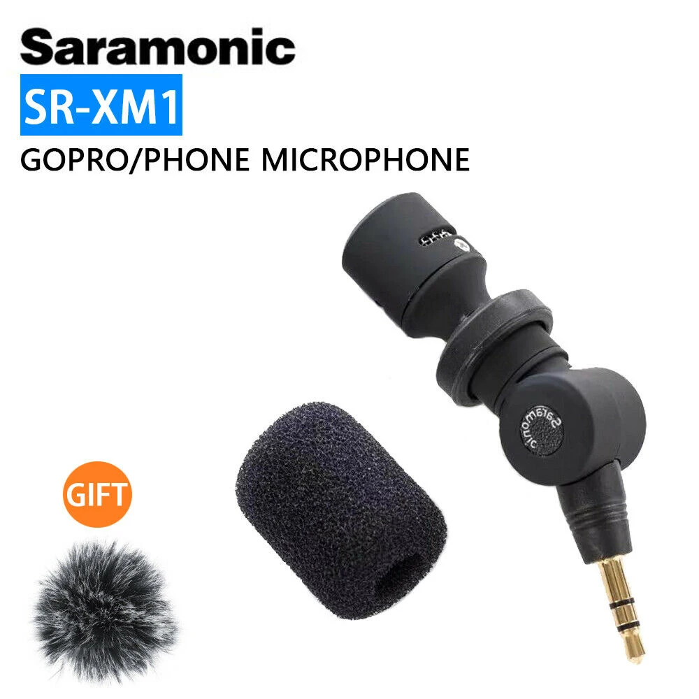 Saramonic SR-XM1 3,5 мм беспроводной всенаправленный микрофон видео микрофон для GoPro Hero 7 6 5 DSLR DJI Osmo Action Osmo Pocket