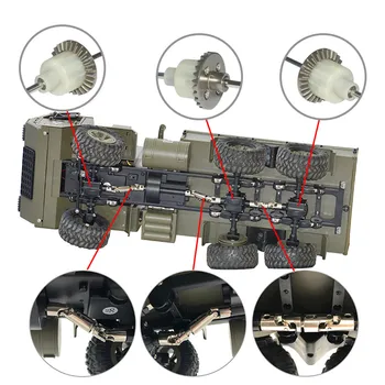 

Differential Front Middle Rear Axle Accessories Metal Gear Central Rear Axle Assembly Spare Part For WPL For JJRC For Fayee