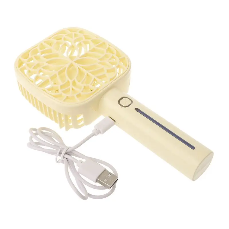 Портативный мини-вентилятор USB портативный кондиционер для дома перезаряжаемый охладитель воздуха Электрический мини настольный usb-вентилятор со светодиодной подсветкой 10166